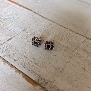 Real Garnet Earrings